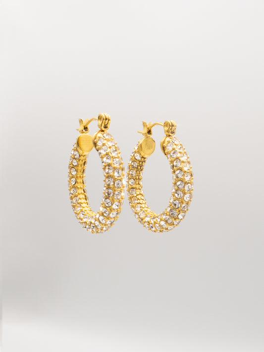 YASMIN HOOPS | 18K Gold - LILÈ - Earring - LILÈ - online jewellery store - jewelry online - affordable jewellery online Australia