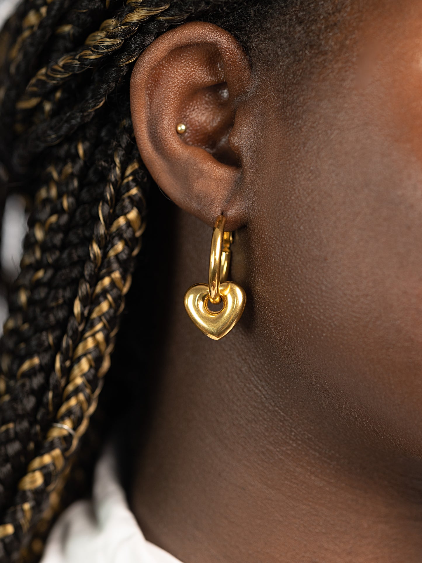 TE AMO HOOPS | 18K Gold - LILÈ - Earring - LILÈ - online jewellery store - jewelry online - affordable jewellery online Australia