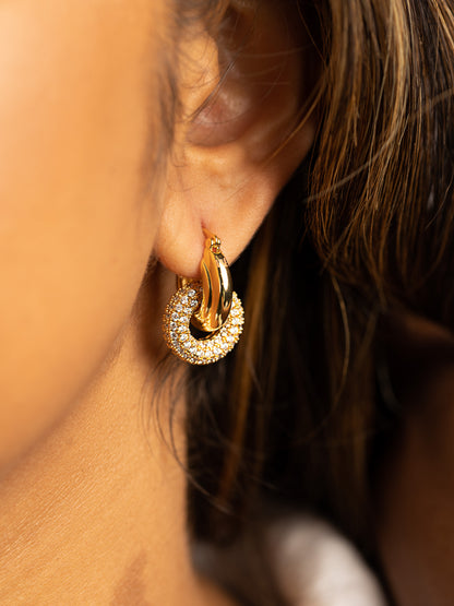 SOSIE HOOPS | 18K GOLD - LILÈ - Earring - LILÈ - online jewellery store - jewelry online - affordable jewellery online Australia