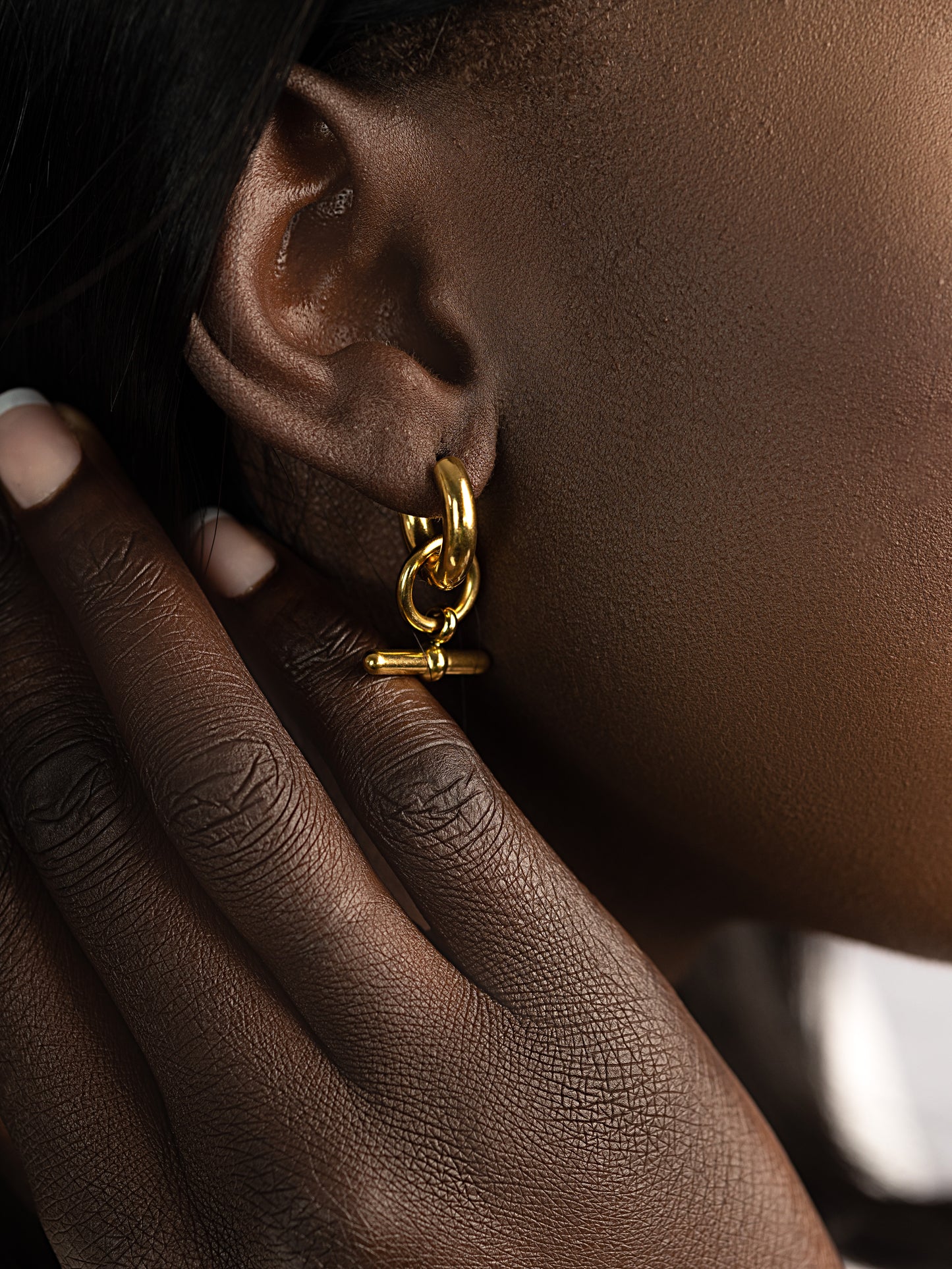 JUNIE HOOPS | 18K Gold - LILÈ - Earring - LILÈ - online jewellery store - jewelry online - affordable jewellery online Australia