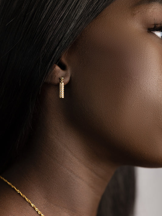 SIA DROP STUDS | 18K Gold - LILÈ - Earring - LILÈ - online jewellery store - jewelry online - affordable jewellery online Australia