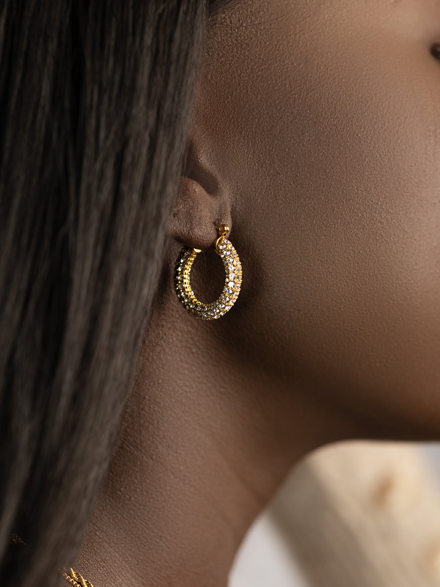 YASMIN HOOPS | 18K Gold - LILÈ - Earring - LILÈ - online jewellery store - jewelry online - affordable jewellery online Australia