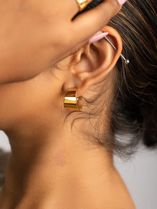 FURA HOOPS | 18K Gold - LILÈ - Earring - LILÈ - online jewellery store - jewelry online - affordable jewellery online Australia