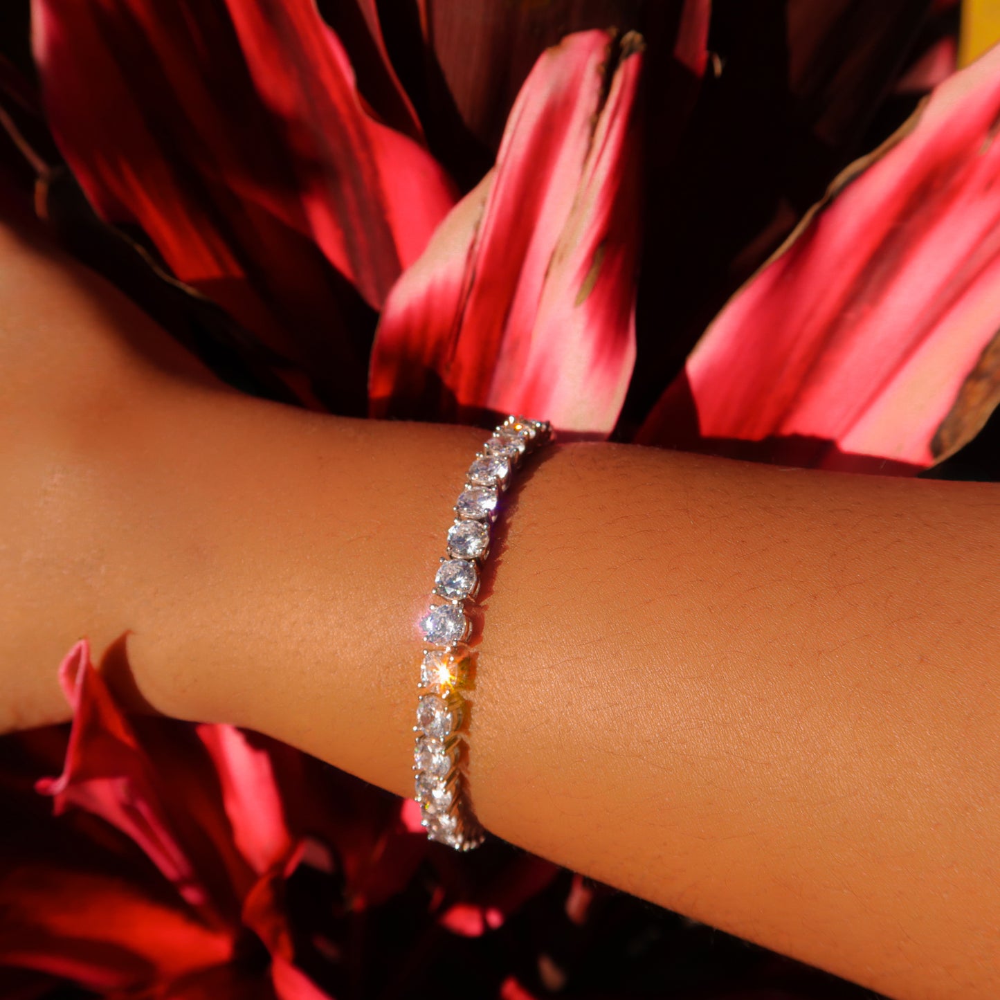 LARGE STONE TENNIS BRACELET - LILÈ - Bracelet - LILÈ - online jewellery store - jewelry online - affordable jewellery online Australia