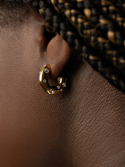 VARA HOOPS | 18K Gold - LILÈ - Earring - LILÈ - online jewellery store - jewelry online - affordable jewellery online Australia