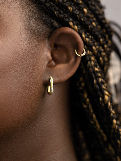 ARI DAINTY HUGGIES | 18K Gold - LILÈ - Earring - LILÈ - online jewellery store - jewelry online - affordable jewellery online Australia