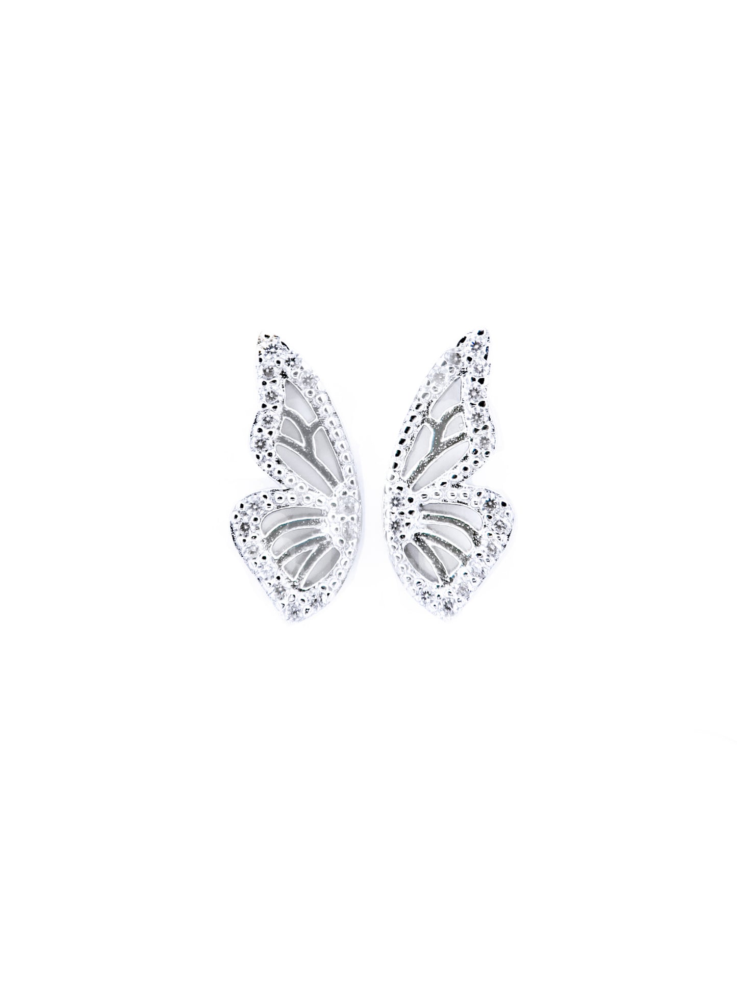 IN TWO BUTTERFLY STUDS - LILÈ - Earring - LILÈ - online jewellery store - jewelry online - affordable jewellery online Australia