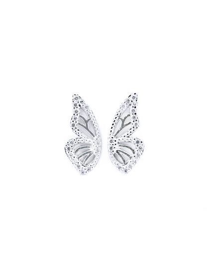 IN TWO BUTTERFLY STUDS - LILÈ - Earring - LILÈ - online jewellery store - jewelry online - affordable jewellery online Australia