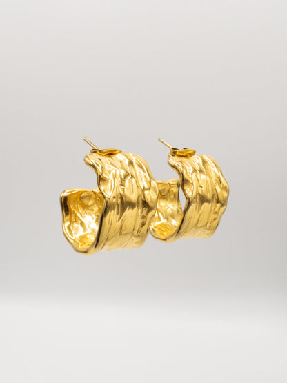 SIERRA HOOPS | 18K Gold - LILÈ - Earring - LILÈ - online jewellery store - jewelry online - affordable jewellery online Australia
