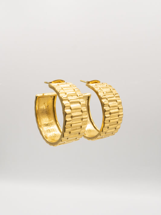 ZANZI HOOPS | 18K Gold - LILÈ - Earring - LILÈ - online jewellery store - jewelry online - affordable jewellery online Australia
