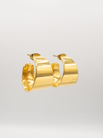 FURA HOOPS | 18K Gold - LILÈ - Earring - LILÈ - online jewellery store - jewelry online - affordable jewellery online Australia