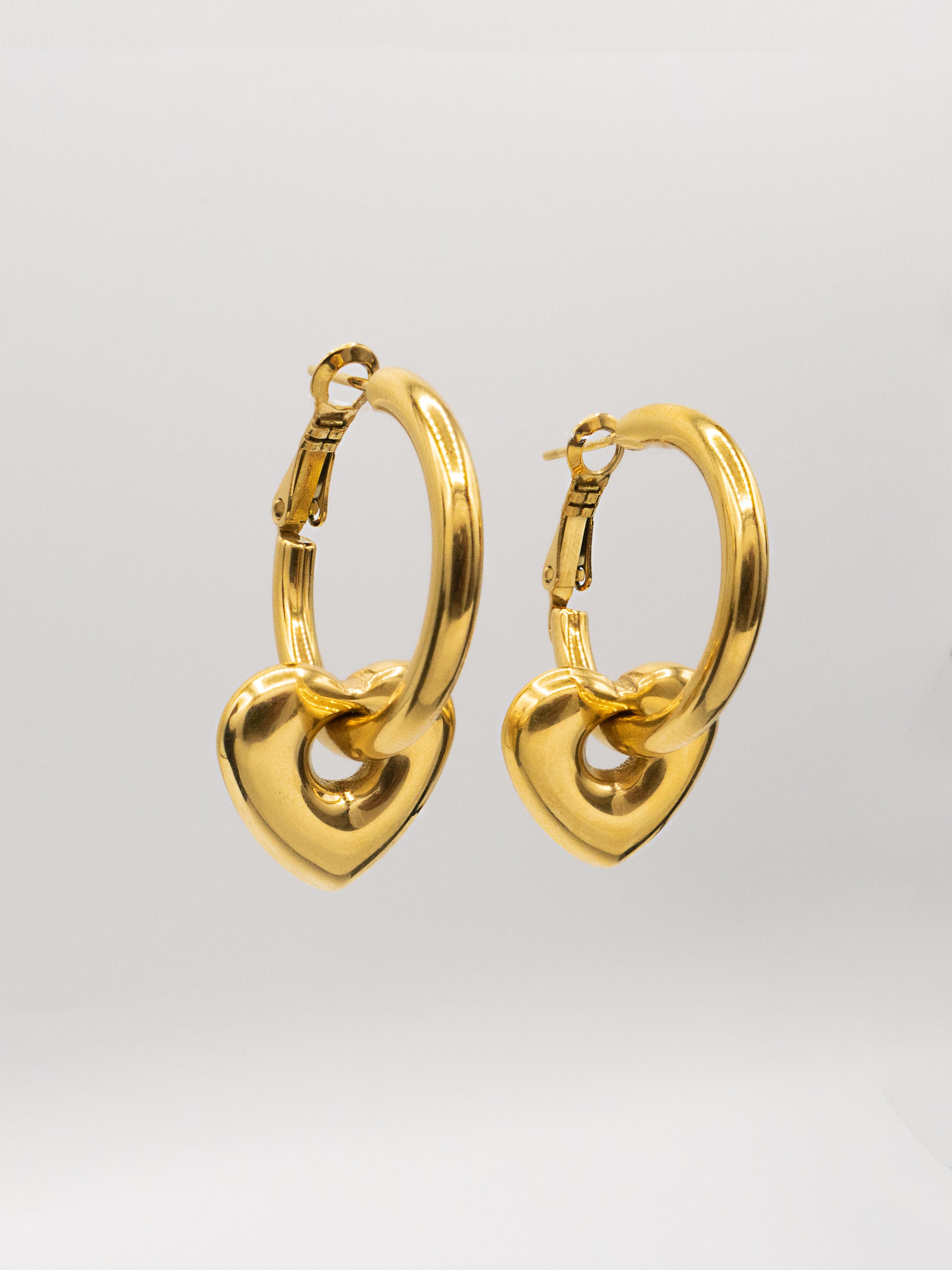 TE AMO HOOPS | 18K Gold - LILÈ - Earring - LILÈ - online jewellery store - jewelry online - affordable jewellery online Australia