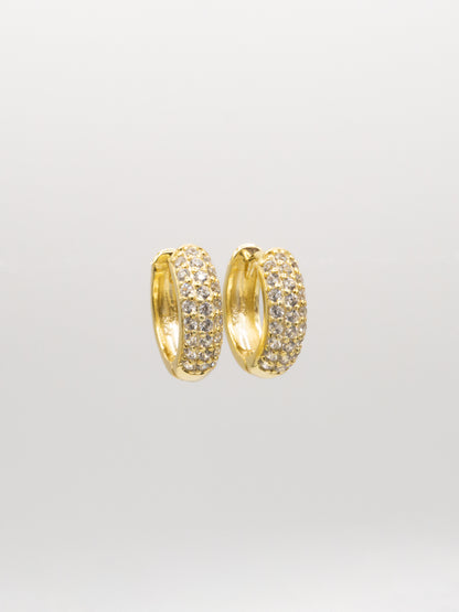 SYMPHANI DAINTY HOOPS | 18K Gold - LILÈ - Earring - LILÈ - online jewellery store - jewelry online - affordable jewellery online Australia