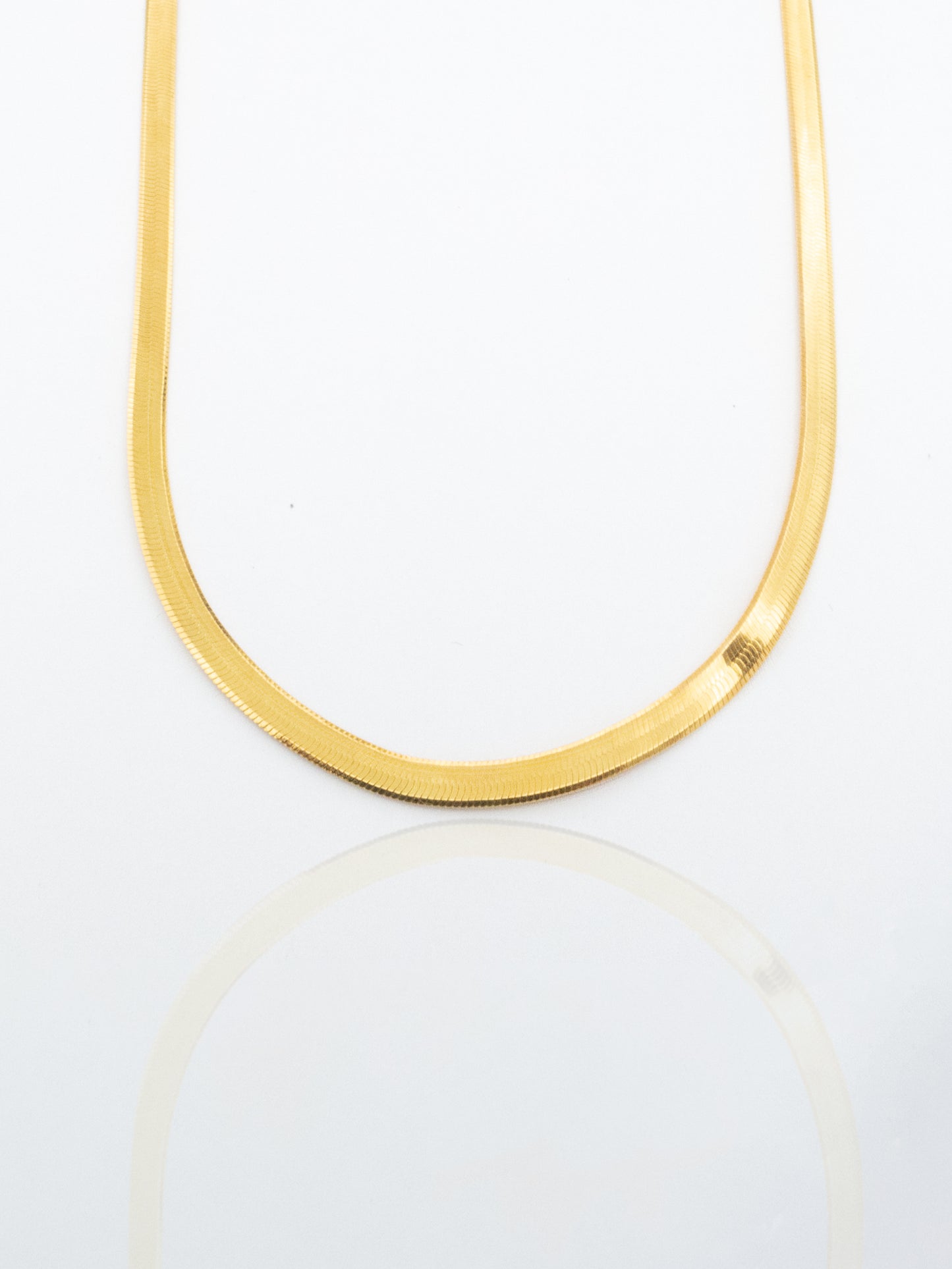HERRINGBONE CHAIN | 18K Gold - LILÈ - Necklace - LILÈ - online jewellery store - jewelry online - affordable jewellery online Australia