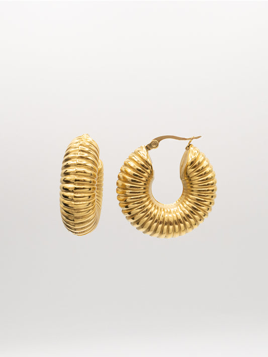 SENTI HOOPS | 18K Gold - LILÈ - Earring - LILÈ - online jewellery store - jewelry online - affordable jewellery online Australia