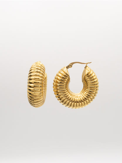 SENTI HOOPS | 18K Gold - LILÈ - Earring - LILÈ - online jewellery store - jewelry online - affordable jewellery online Australia