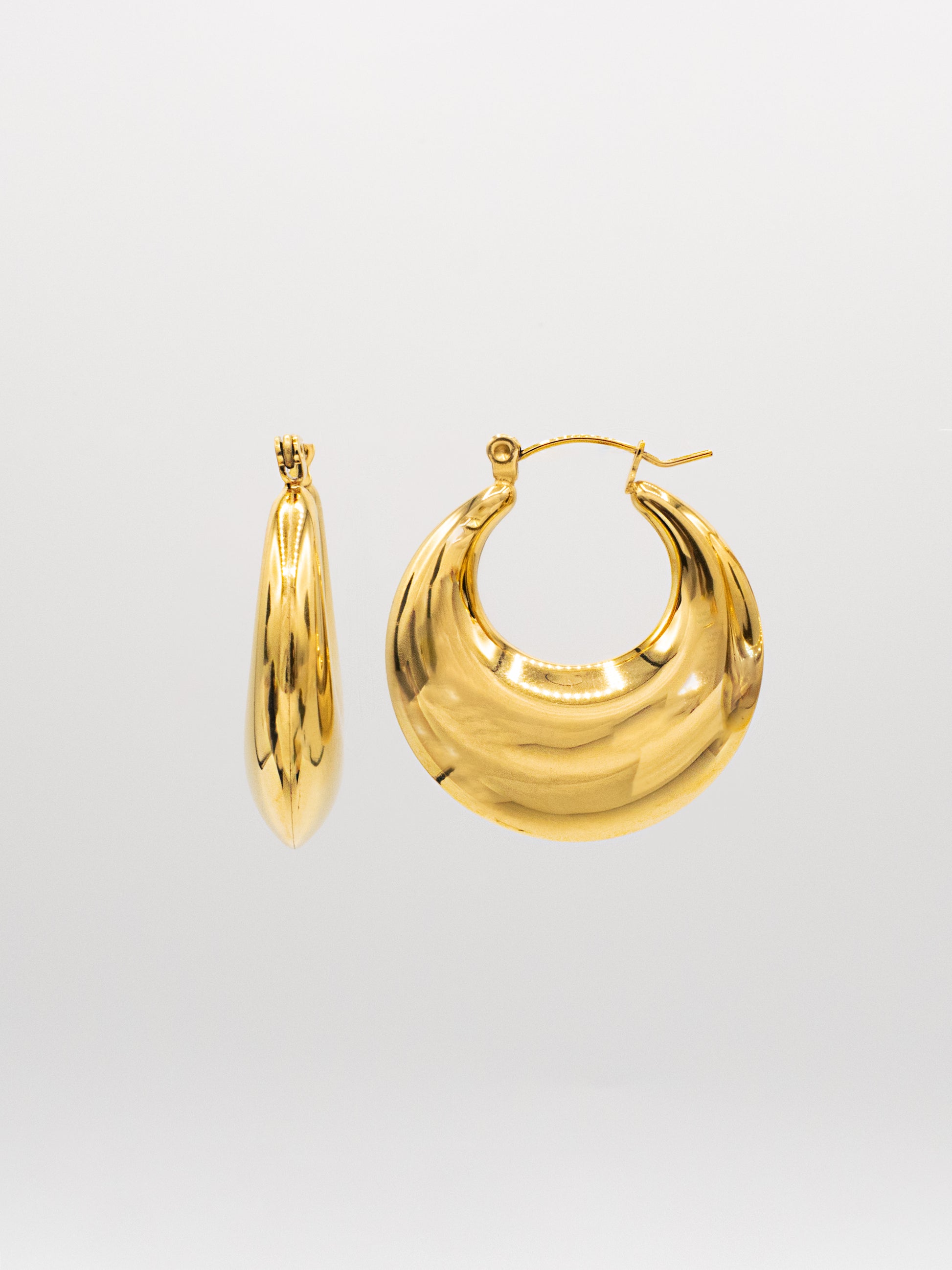 ZAHRA HOOPS | 18K Gold - LILÈ - Earring - LILÈ - online jewellery store - jewelry online - affordable jewellery online Australia