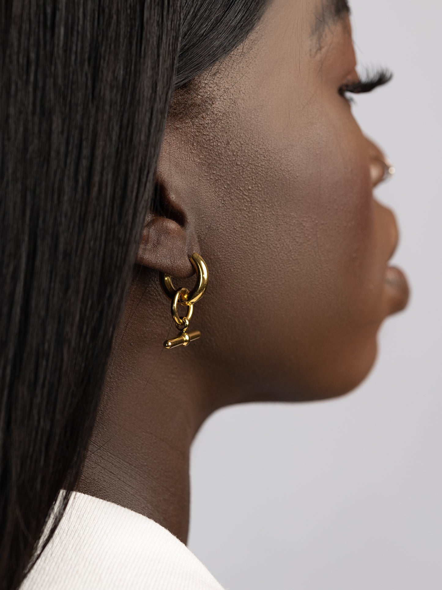 JUNIE HOOPS | 18K Gold - LILÈ - Earring - LILÈ - online jewellery store - jewelry online - affordable jewellery online Australia