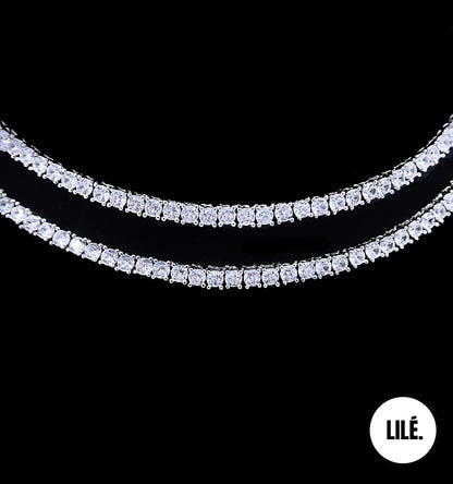 SMALL STONE TENNIS NECKLACE - LILÈ - Necklace - LILÈ - online jewellery store - jewelry online - affordable jewellery online Australia