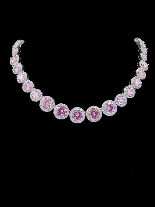 PINK REGAL NECKLACE - LILÈ - Necklace - LILÈ - online jewellery store - jewelry online - affordable jewellery online Australia