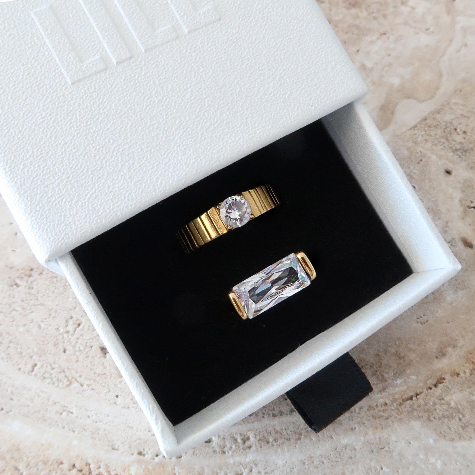 Build Your Own - 2 Piece Ring Stack - LILÈ - Custom Bundle - LILÈ - online jewellery store - jewelry online - affordable jewellery online Australia