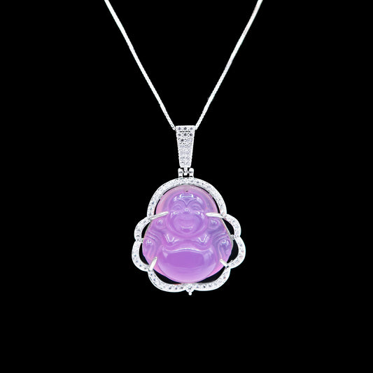 PURPLE BUDDHA NECKLACE - LILÈ - Necklace - LILÈ - online jewellery store - jewelry online - affordable jewellery online Australia