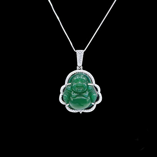 GREEN BUDDHA NECKLACE - LILÈ - Necklace - LILÈ - online jewellery store - jewelry online - affordable jewellery online Australia